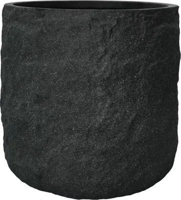 Produktbild von Pflanzgefäß The Rock Pflanzkasten Blumenkasten 45x41 cm Steinoptik Anthrazit