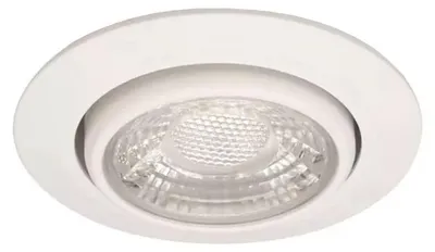 Produktbild von Malmbergs LED Einbauleuchte Downlight MD-13 Weiß IP44 5W 255lm Warmweiß 2700K schwenkbar dimmbar