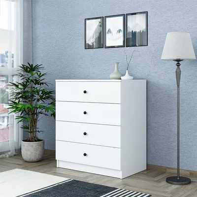 Produktbild von Roomart SIFO Mehrzweckschrank 80 cm breit, Weiß