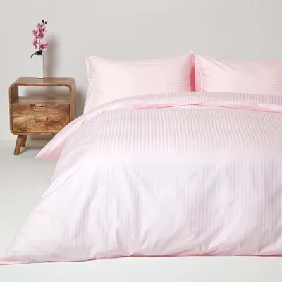 Obrázek produktu pro HOMESCAPES Damaškové povlečení růžové hustota vláken 330, 230 x 220 cm