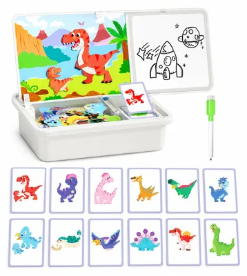 Produktbild von Magnetische Lernbausteine, Motorikspielzeug für Kinder ab 3 Jahren, KI-generiertes Bild