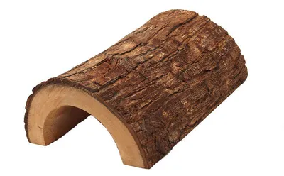 Produktbild von HUGRO® Trawangan-Tunnel aus Mahagoni – Tunnel & Versteck für Nager & Reptilien