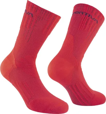 Produktbild von Endurance Trail Socks, Mountain Red/Night Sky, S, ZZRS016R24B46S, Mountain Running Unisex Socken - La Sportiva