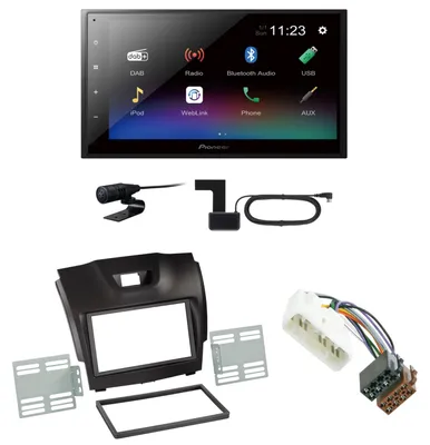 Produktbild von Pioneer DMH-A340DAB USB Bluetooth MP3 USB Bluetooth Einbauset für Isuzu D-Max 2