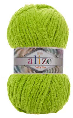 100g Kuschelgarn Alize Softy Plus Baby Babywolle bambusgrün