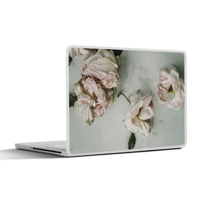 Produktbild von MuchoWow® Laptop Aufkleber Sticker Cover Rosen - Blumen - Getrocknete Blumen 32.5x23.5 cm - Sticker für Laptop - Selbstklebend