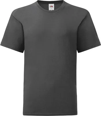 Produktbild von Kinder-T-Shirt, Kurzarm - FOL ICONIC T/K - l.graphite - Größe 9/11