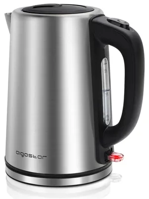 Wasserkocher 1,7 l, 2200 W, Edelstahl 304, Trockengehschutz