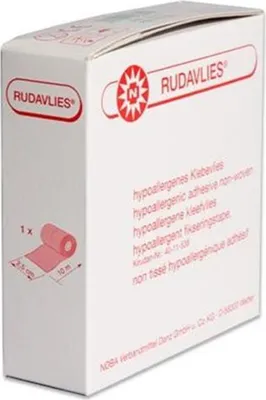Produktbild von NOBA Rudavlies Klebevlies hypoallergen 1 Rolle 2,5 cm x 10 m