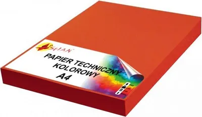 Image de Papier technique A4 200g rouge intensif 50 feuilles