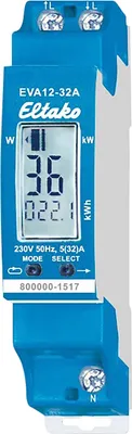 Image de ELTAKO EVA12-32A Maximalstrom 32A Energieverbrauchanzeige (28032411)