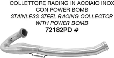 Immagine prodotto di Collettore racing ARROW in acciaio inox intercambiabile per Husqvarna 701 Enduro/Supermoto