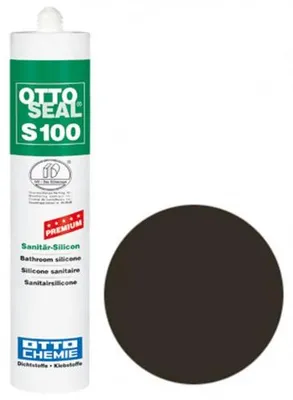 Produktbild von OTTOSEAL® S100 Premium-Sanitär-Silikon/Silicon 300 ml - Braun C05