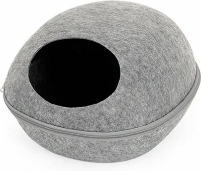 Immagine prodotto di HooPet Letto per gatti con cuscino, grigio