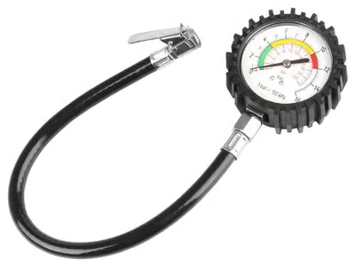 Produktbild von Manometer 15 BAR mit Gummischlauch