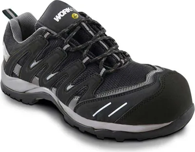 Productafbeelding van Workfit Trail ESD veiligheidsschoenen, zwart, heren/dames, maat EU 46, zwart