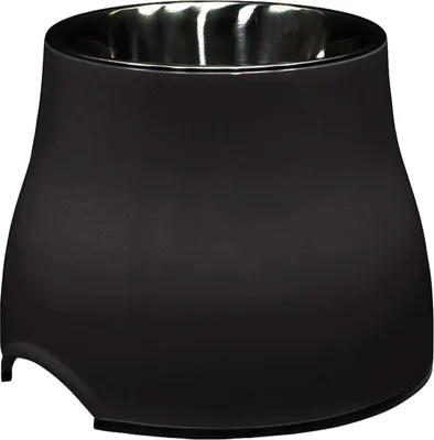 Produktbild von Erhöhter Futternapf 2-in-1 900ml Schwarz - Futternapf für Haustiere