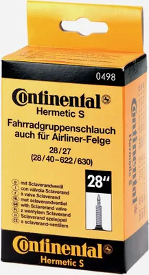 Produktbild von Continental Fahrradgruppenschlauch, 28"/27", Sclaverandventil; 0498