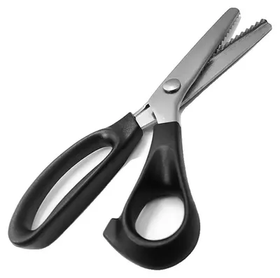 Image de Ciseaux, lame en acier inoxydable, manche confortable, couleur noire
