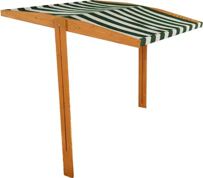 Produktbild von Planschbecken für Baby Mix Holzsandkasten 120x120 cm grün-weiß