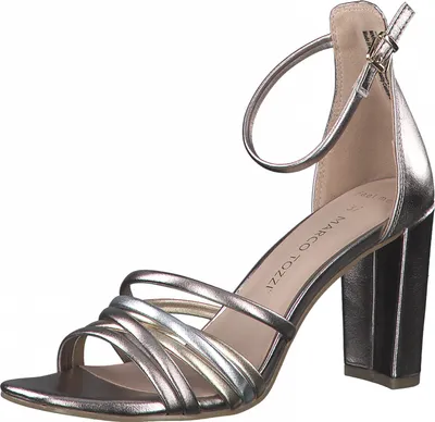 Produktbild von MARCO TOZZI Damen Sandaletten Blockabsatz elegant High Heel 2-28386-28, Größe:41 EU, Farbe:Rosa