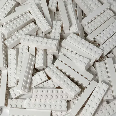 Immagine prodotto di Mattoncini LEGO® 2x8 Bianco - 3007 NUOVO! Quantità 50x