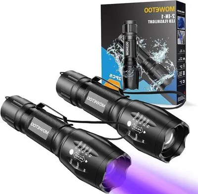 Zdjęcie produktu dla Latarka UV 2 w 1 – latarka z światłem ultrafioletowym 395 nm