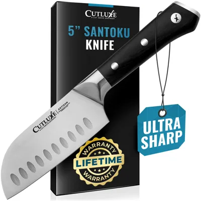 Santoku-Messer 13 cm – scharfes Küchenmesser aus deutschem Stahl