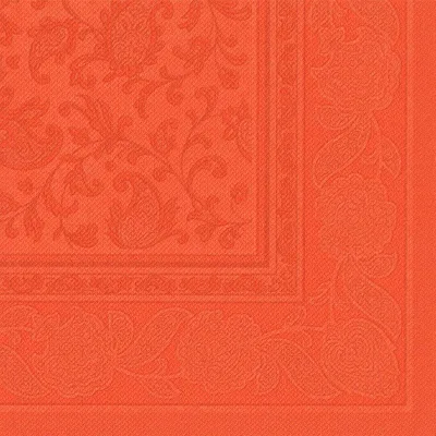 Produktbild von 20 Servietten "ROYAL Collection" 1/4-Falz 40 cm x 40 cm nektarine "Ornaments"