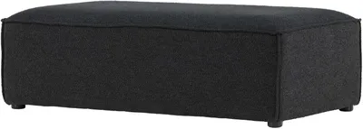 Produktbild von FURNLUX Pouf Gillholmen Black 112cm / Hauptfarbe: Schwarz / Abmessungen: 112 x 60 x 37 cm