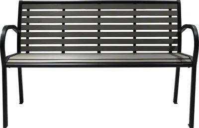 Produktbild von home24 Gartenbank - Stahl / Polywood