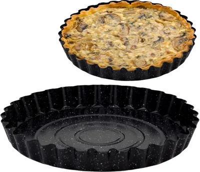 Immagine prodotto di NAVA tortiera per crostate e quiche NATURE con rivestimento in granito 28 cm