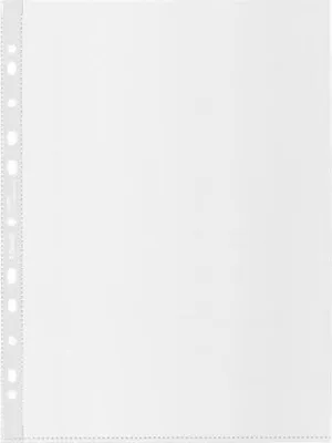Produktbild von Esselte 627501, 210 x 297 mm (A4), Transparent, Polypropylen (PP), Landschaftsportrait, Oben, 0,1 mm