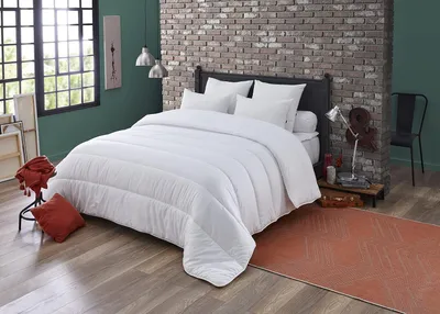 Produktbild von Polyester Bettdecke 200 x 140 cm, weiß, für Kinder, 29441