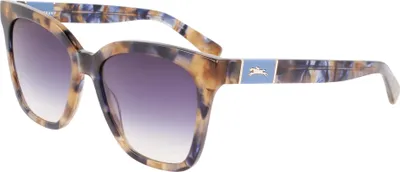 Produktbild von Longchamp LO696S Blue havana 54/17/140 Damen Sonnenbrillen