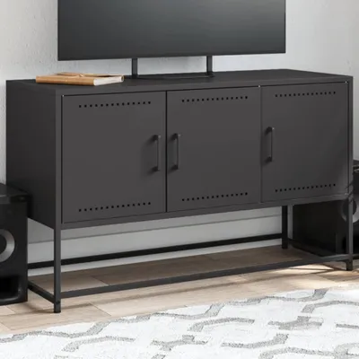 Immagine prodotto di Maison Exclusive - Mobile TV nero 100,5x39x60,5 cm Acciaio