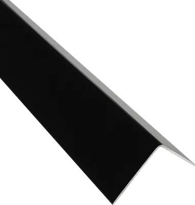 Produktbild von Alu Winkel-Profil Kantenschutz Zierleiste Profil schwarz 270cm H27mm