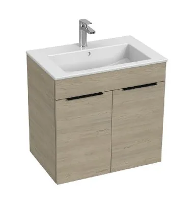 Produktbild von Jika Cube - Unterschrank mit Waschtisch 65x43x61 cm, Esche H4536011765141