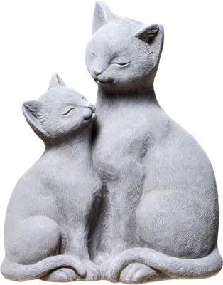 Produktbild von Katzen-Pärchen schmusend 21cm
