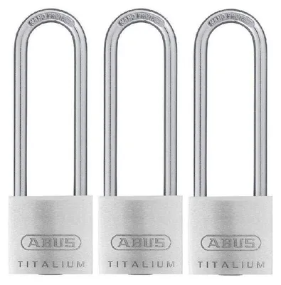 Produktbild von ABUS Titalium 64TI/40HB40 Set 3 Langbügel Gleichschließend