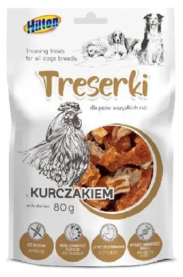 Obrázok produktu pre Mäsové pochúťky Hilton s kuracím mäsom pre psov, 80 g