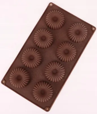 Produktbild von Rossner Silikonform für Muffins und Kekse 8 Mulden