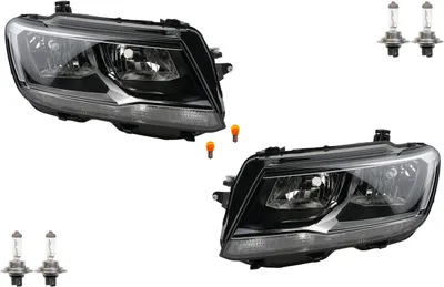 Produktbild von Scheinwerfer passend für VW Tiguan AD 01/2016- Leuchtmittel Set Links Re 5NB941005B 5NB941006B Johns