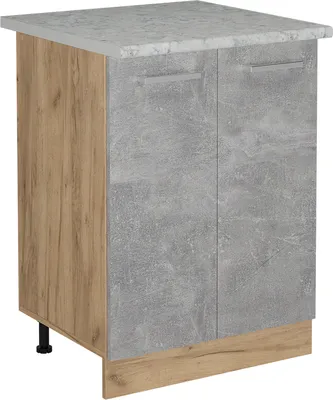 Produktbild von Küchenunterschrank Vicco R-Line Beton 60 cm AP Marmor, Model 53733