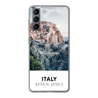 Produktbild von MuchoWow® Handyhülle Schutzhülle Hülle für Samsung Galaxy S21 Cinque Terre - Italien - Amalfi - Meer Silikon Softcase Handy Hülle - Softcase