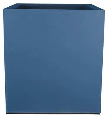 Image de Bac Pot de fleurs Double Parois effet Granit - Carré 40cm 38L - Bleu - Fabrication Française