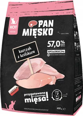 Produktbild von Mr. Meat Cat - Huhn mit Kaninchen - 0,4kg
