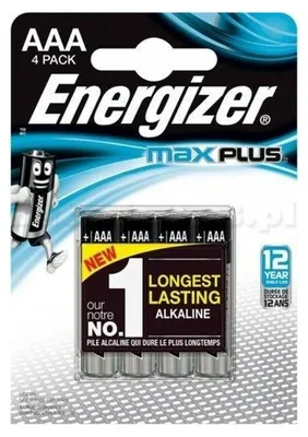 Obrázek produktu pro Baterie Energizer Max Plus E303320600 AAA LR03 4ks.