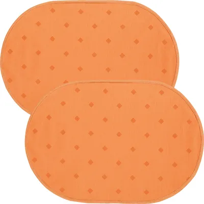 Produktbild von Erwin Müller Tischset Neuss" 2er-Pack terra oval: 35x50 cm"