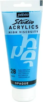 Produktbild von Deckende Acrylfarbe - Ceruleumblau - 100 ml